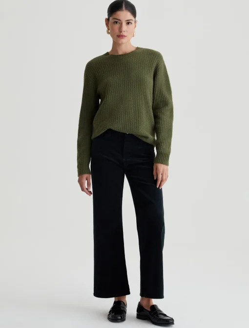 Saige Wide Leg Crop Corduroy
